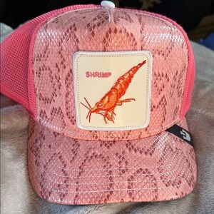 Shrimp pink goorin bros hat authentic used